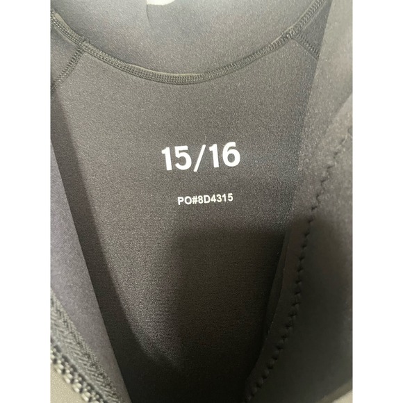 Deep see diving wetsuit black short sleeve size 15/16 READ MEASUREMENTS - Picture 7 of 14